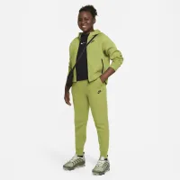 Nike Sportswear Tech Fleece Big дитячі (Girls') Joggers (Extended Size) колір зелений