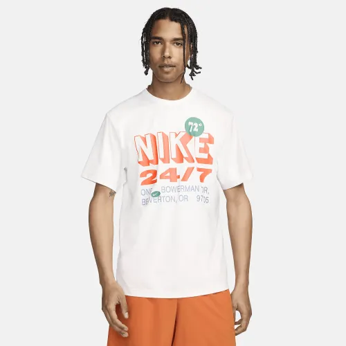 Nike Hyverse мужские Dri-FIT UV Short-Sleeve Fitness Top цвет белый