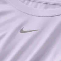 Nike One Classic жіноча Dri-FIT Tank Top (великі розміри) колір фіолетовий