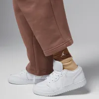 Nike Jordan Flight Essentials Big дитячі Open Hem Pants колір коричневий