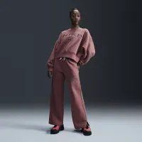 Nike Sportswear Phoenix Fleece жіноча Over-оверсайз Crew-Neck Logo світшот Pink