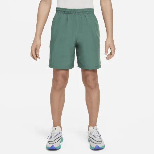 Nike Multi Big детские (Boys') Dri-FIT Training Shorts цвет зеленый