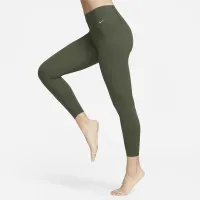 Nike Zenvy женская Gentle-Support С высокой Талией 7/8 лосины цвет зеленый