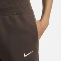 Nike Sportswear Phoenix Fleece женская С высокой Талией Wide-Leg Sweatpants цвет коричневый