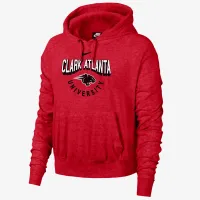 Clark Atlanta Gym Vintage жіноча Nike College Толстовка з капюшоном колір червоний