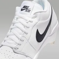Nike Jordan 1 Retro Low Metal бейсбольні бутси колір білий
