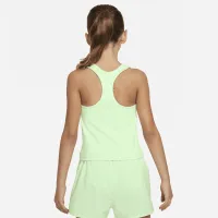 Nike Swoosh Big детские (Girls') Tank Sports Bra цвет зеленый