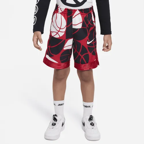 Nike Dri-FIT Elite Printed шорти Little дитячі шорти колір червоний