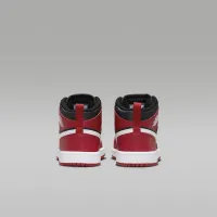 Nike Jordan 1 Mid Little дитячі Кросівки колір чорний