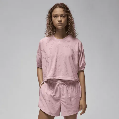 Nike Jordan жіноча Knit Cropped Top Pink