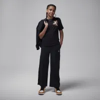 Nike Jordan Big детские Floral Jumpman футболка цвет черный
