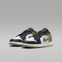 Nike Air Jordan 1 Low Big дитячі Кросівки колір чорний