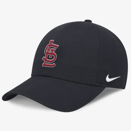 St. Louis Cardinals Everцвет зеленый Club мужские Nike MLB Adjustable Hat синий