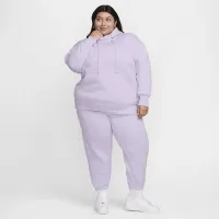 Nike Sportswear Phoenix Fleece женская оверсайз Pullover Толстовка с капюшоном (большие размеры) цвет фиолетовый