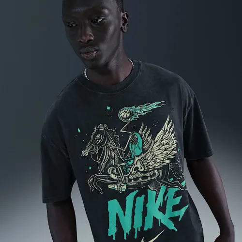 Nike чоловічі Max90 баскетбольні футболка колір чорний