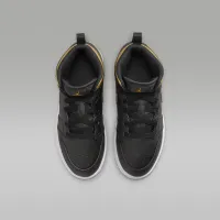 Nike Jordan 1 Mid Little детские Кроссовки цвет черный