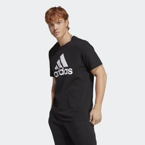 Футболка adidas Essentials Single Jersey Big Logo IC9347 -  Черная