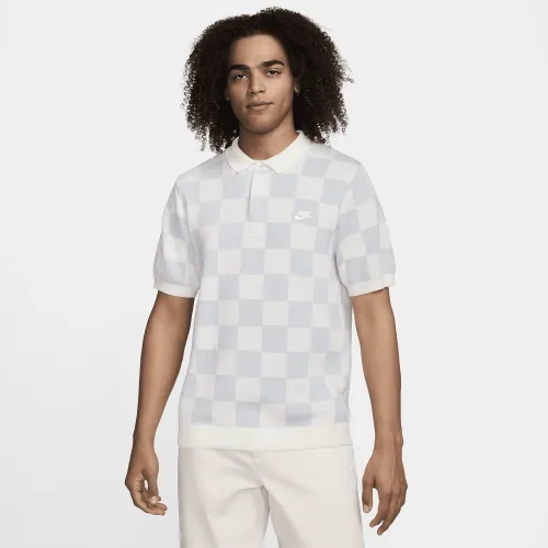 Nike Sportswear Club чоловічі Checkers Polo колір білий