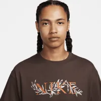 Nike Sportswear мужские Max90 футболка цвет коричневый