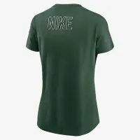 Nike женская Tennis футболка цвет зеленый