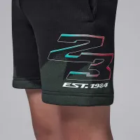 Nike Jordan MJ Moto Little дитячі Fleece шорти колір чорний