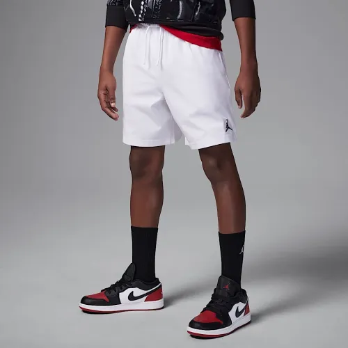 Nike Jordan Big детские Jumpman Woven Play шорты цвет белый