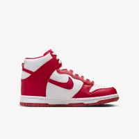 Nike Dunk High Big детские Кроссовки цвет белый