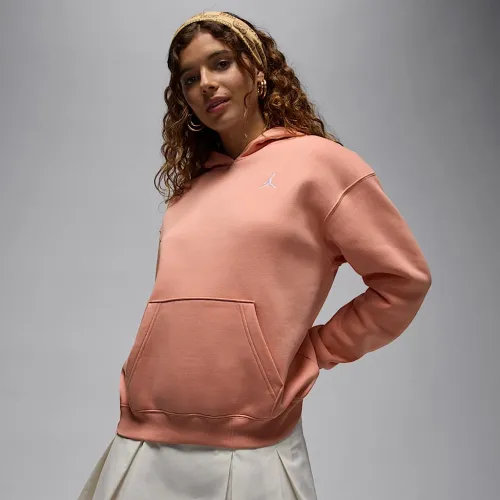 Nike Jordan Brooklyn Fleece жіноча Pullover Толстовка з капюшоном Orange