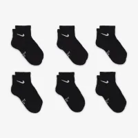 Nike Dri-FIT Performance Basics Little дитячі Ankle шкарпетки (6 пар) колір чорний