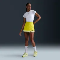 NikeCourt Slam женская Dri-FIT Tennis Skort цвет зеленый