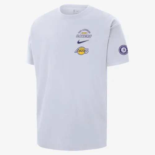 Los Angeles Lakers Courtside чоловічі Nike NBA футболка колір білий
