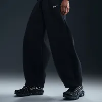 Nike Sportswear Phoenix Fleece женская Mid-Rise оверсайз Tapeцвет красный Pants цвет черный