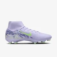 Nike United Mercurial Superfly 10 Academy MG High-Top футбольные бутсы цвет фиолетовый