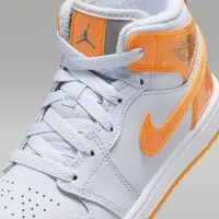 Nike Jordan 1 Mid SE Little дитячі Кросівки колір сірий