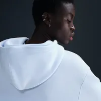 Nike Sportswear Phoenix Fleece женская Loose Cropped Full-Zip Толстовка с капюшоном синий