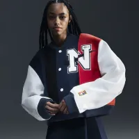 Nike Women by YOON женская оверсайз Varsity Куртка цвет черный