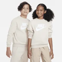 Nike Sportswear Club Fleece Big дитячі світшот колір коричневий