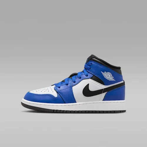 Nike Air Jordan 1 Mid Big дитячі Кросівки блакитний