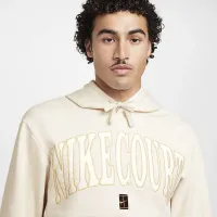 NikeCourt Heritage чоловічі Dri-FIT Fleece Tennis Толстовка з капюшоном колір коричневий