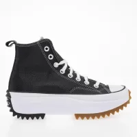 Кроссовки Converse Run Star Hike Platform Foundational Leather A04292C - Черные