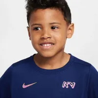 Nike Dri-FIT Kylian Mbappé Little дитячі ACD25 Short Sleeve Top and шорти комплект блакитний