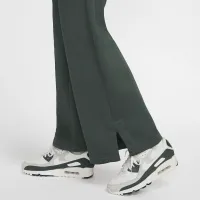 Nike Sportswear Phoenix Fleece женская С высокой Талией Wide-Leg Sweatpants цвет зеленый