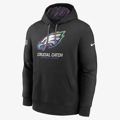 Philadelphia Eagles Crucial Catch Club чоловічі Nike NFL Pullover Толстовка з капюшоном колір чорний