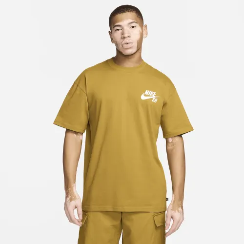 Nike SB Logo Skate футболка колір коричневий
