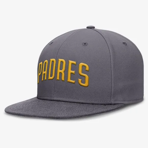 San Diego PaКостюм True чоловічі Nike Dri-FIT MLB Fitted Hat колір сірий