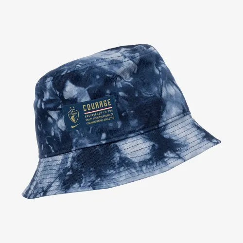 North Carolina Courage Nike NWSL Tie-Dye Bucket Hat блакитний