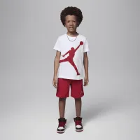 Nike Jordan Little дитячі Jumbo Jumpman шорти комплект колір червоний