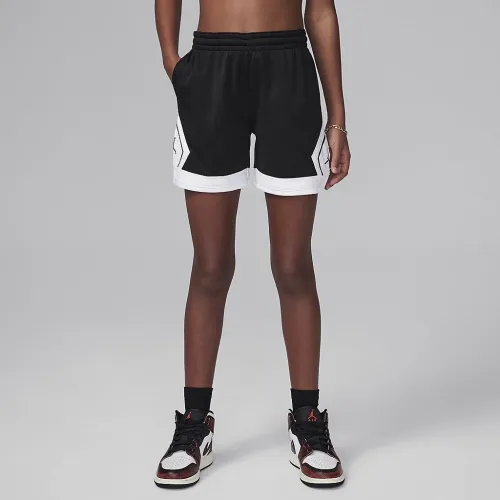 Nike Jordan Big дитячі Dri-FIT MJ Diamond шорти колір чорний