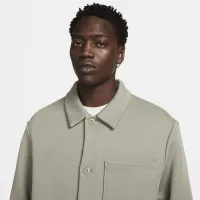 Nike Sportswear Tech Fleece Reimagined мужские оверсайз Shacket цвет серый