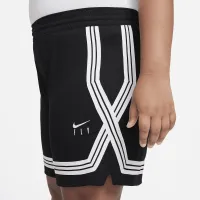 Nike Dri-FIT Fly Crossover Big дитячі (Girls') баскетбольні шорти (Extended Size) колір чорний